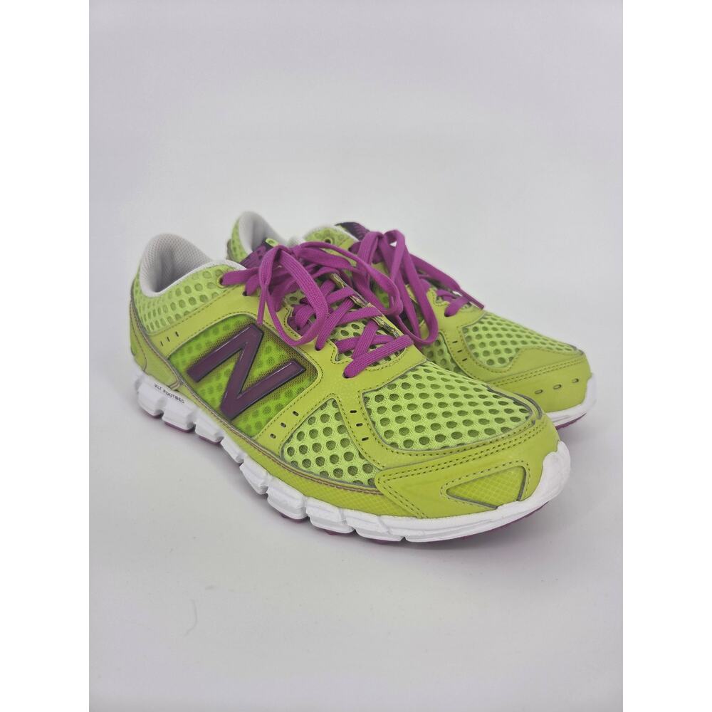 New Balance W750LP1 XLT NEW Women's 9.5 Neon Yellow Purple Running Athletic Shoe